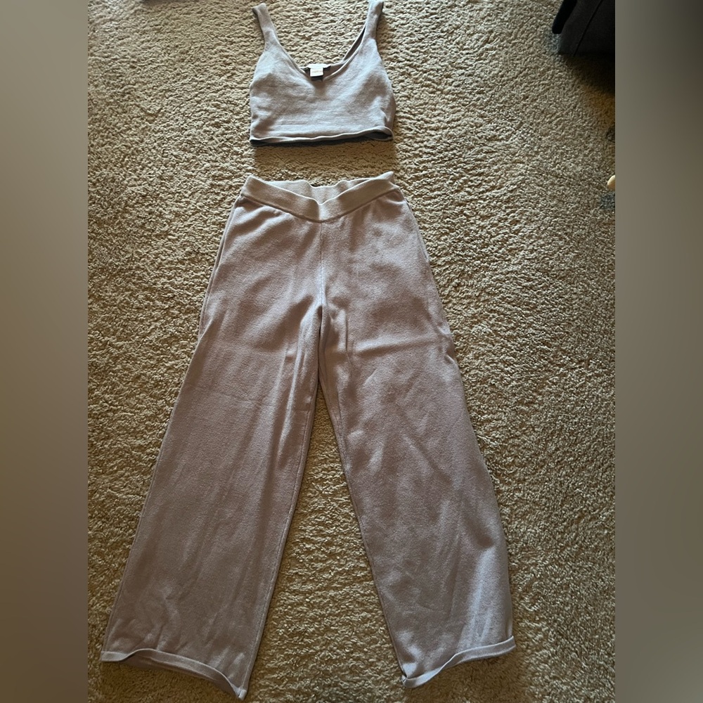 House of Harlow 1960 Brown Knit Top & bottom set!!!